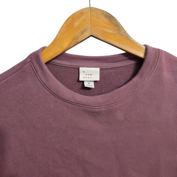 A New Day Unique Ruffle Down Sweatshirt Woman's Size Small - Picture 5 of 8